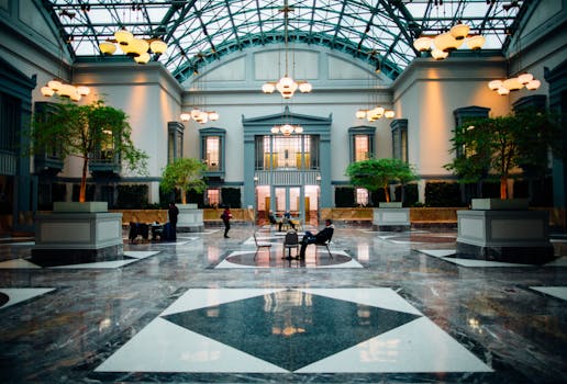 Hotels Built With Rare Marble and Gem Interiors