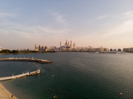 Hotels With Drone-Lit Evening Skies