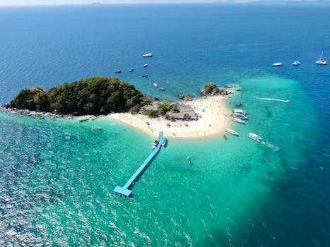 Resorts Surrounded by White Coral Sands