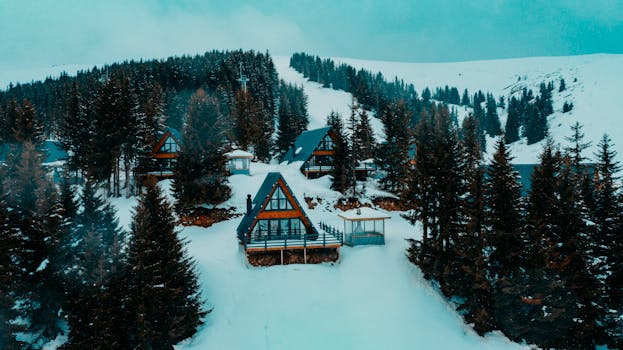 Stay in Cabins Surrounded by Pine Forest Silence